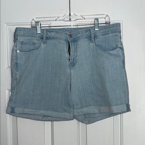 Old Navy Blue Jean Shorts Relaxed Fit Mid-Length